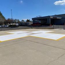 Clean and Paint Life Flight Heli-Pad at Hospital in Palatka, FL 0