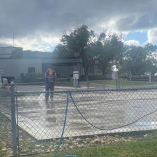 Clean and Paint Life Flight Heli-Pad at Hospital in Palatka, FL 1