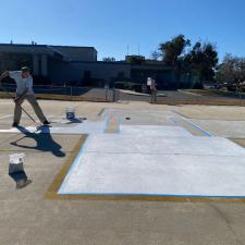 Clean and Paint Life Flight Heli-Pad at Hospital in Palatka, FL 3