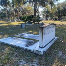 Headstone cleaning 1