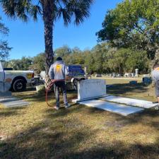 Cemetery Headstone Cleaning 3