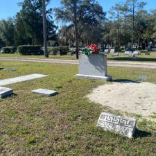 Cemetery Headstone Cleaning 4