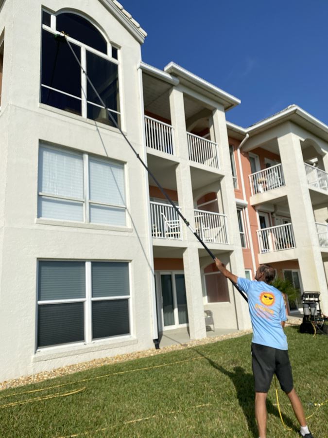 Oceanfront window cleaning in st augustine fl