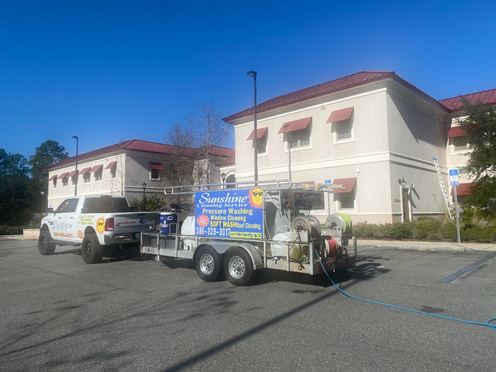 Pressure washing sjrsc st augustine campus