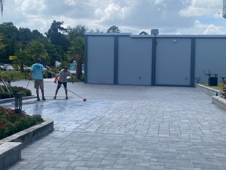 Paver sanding and sealing the step by step timeline homeowners should expect